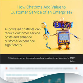 How chatbots add value to enterprise - Infographcis