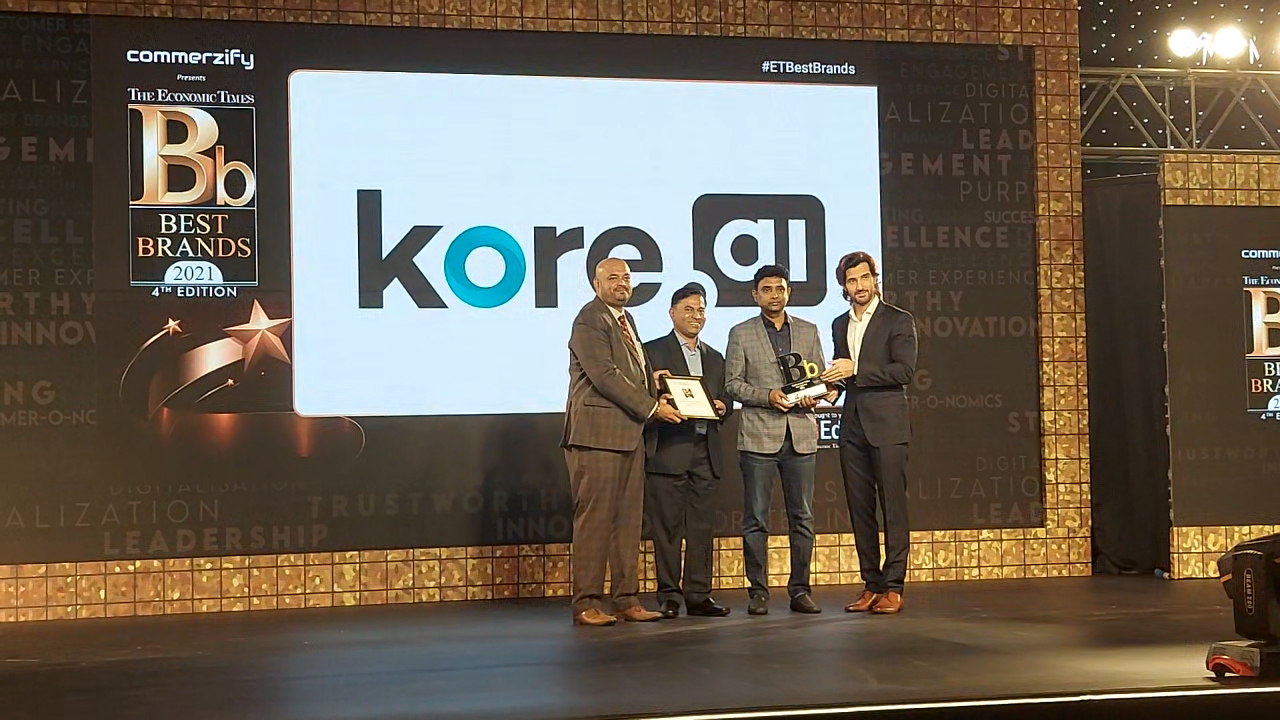 Kore_ai Best Brand Award Felicitation Ceremony