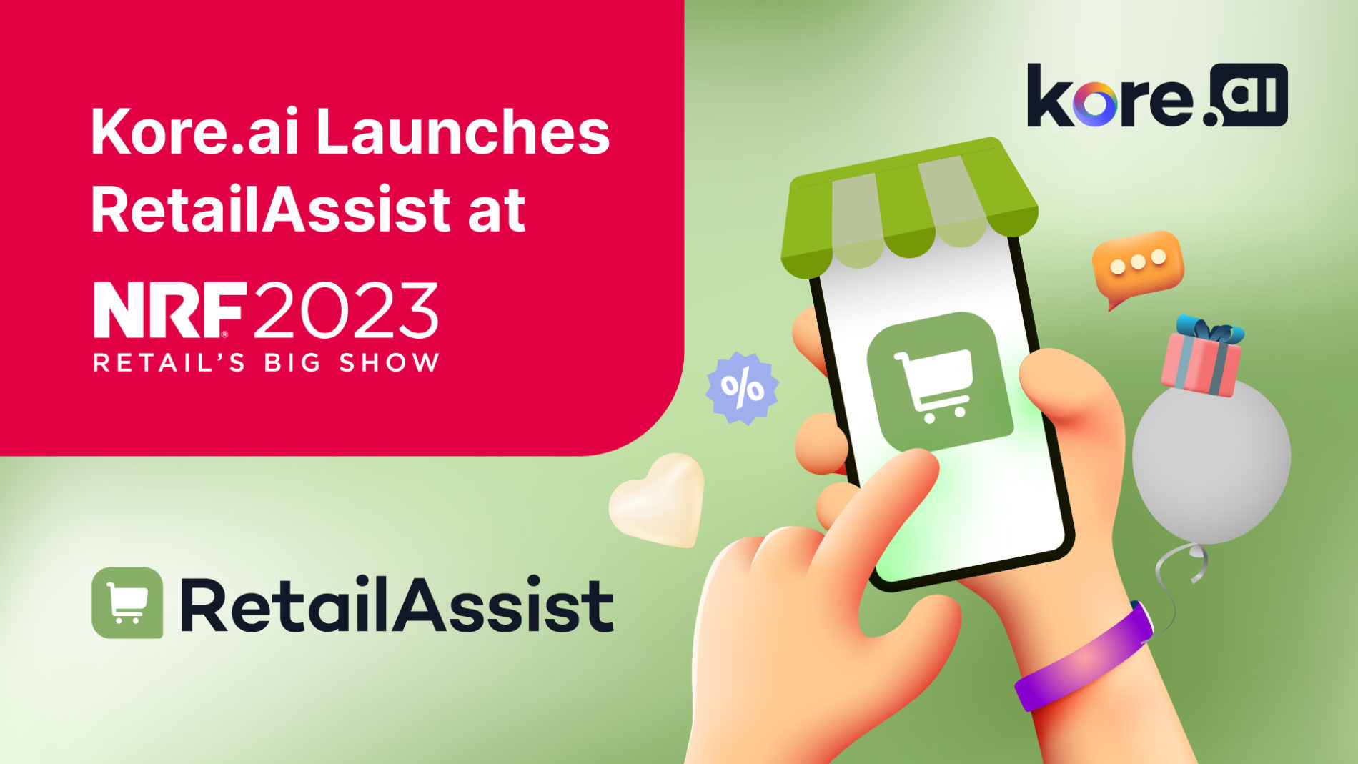 Kore.ai Launches RetailAssist At NRF 2023