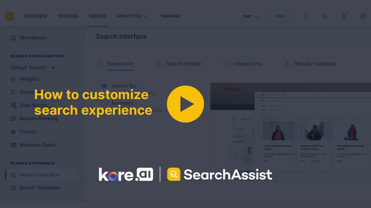 How To Customize Search Experience